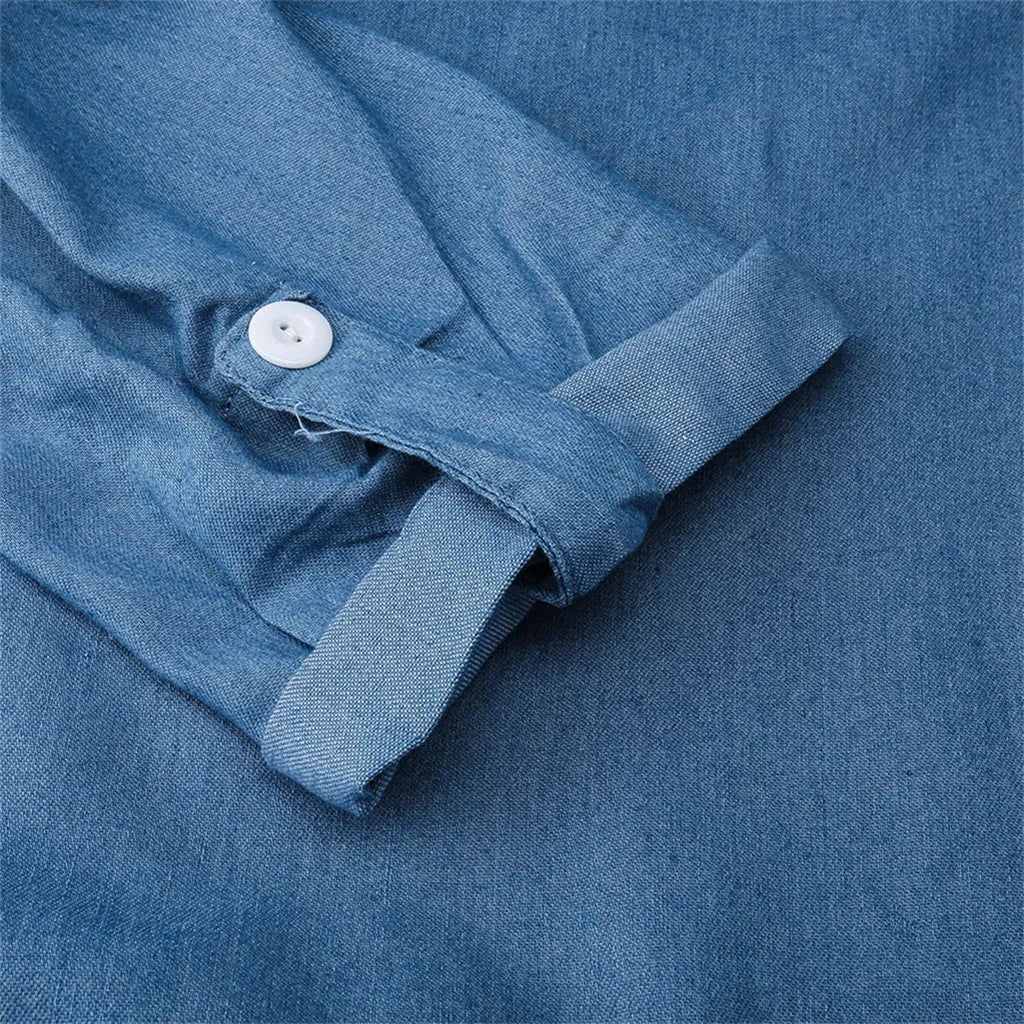 Long Denim Dress For Women - image 6 of 6