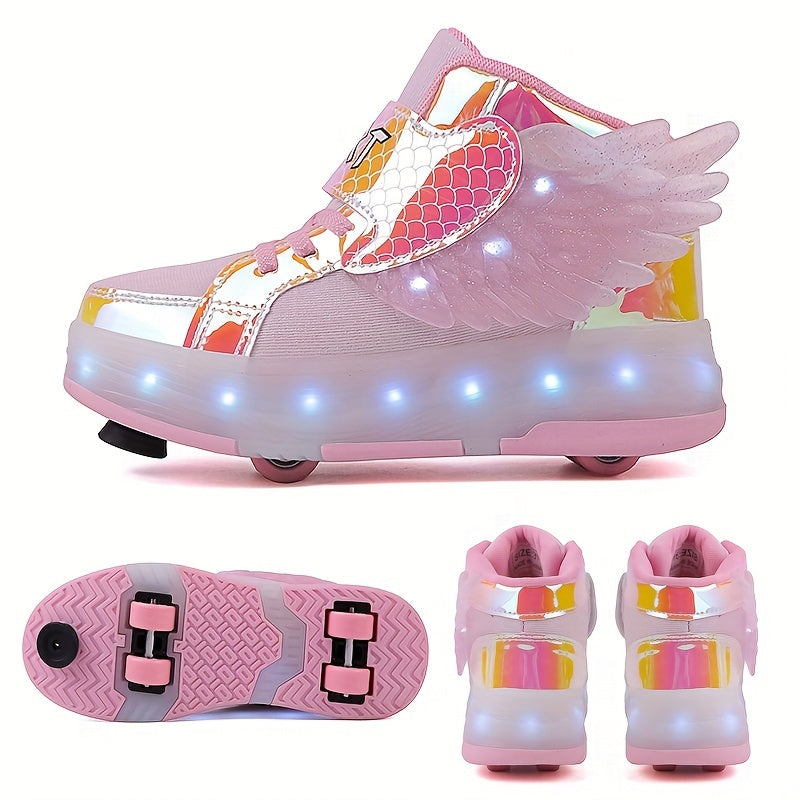 Rechargeable LED Wing Roller Skate Sneakers - image 15 of 15