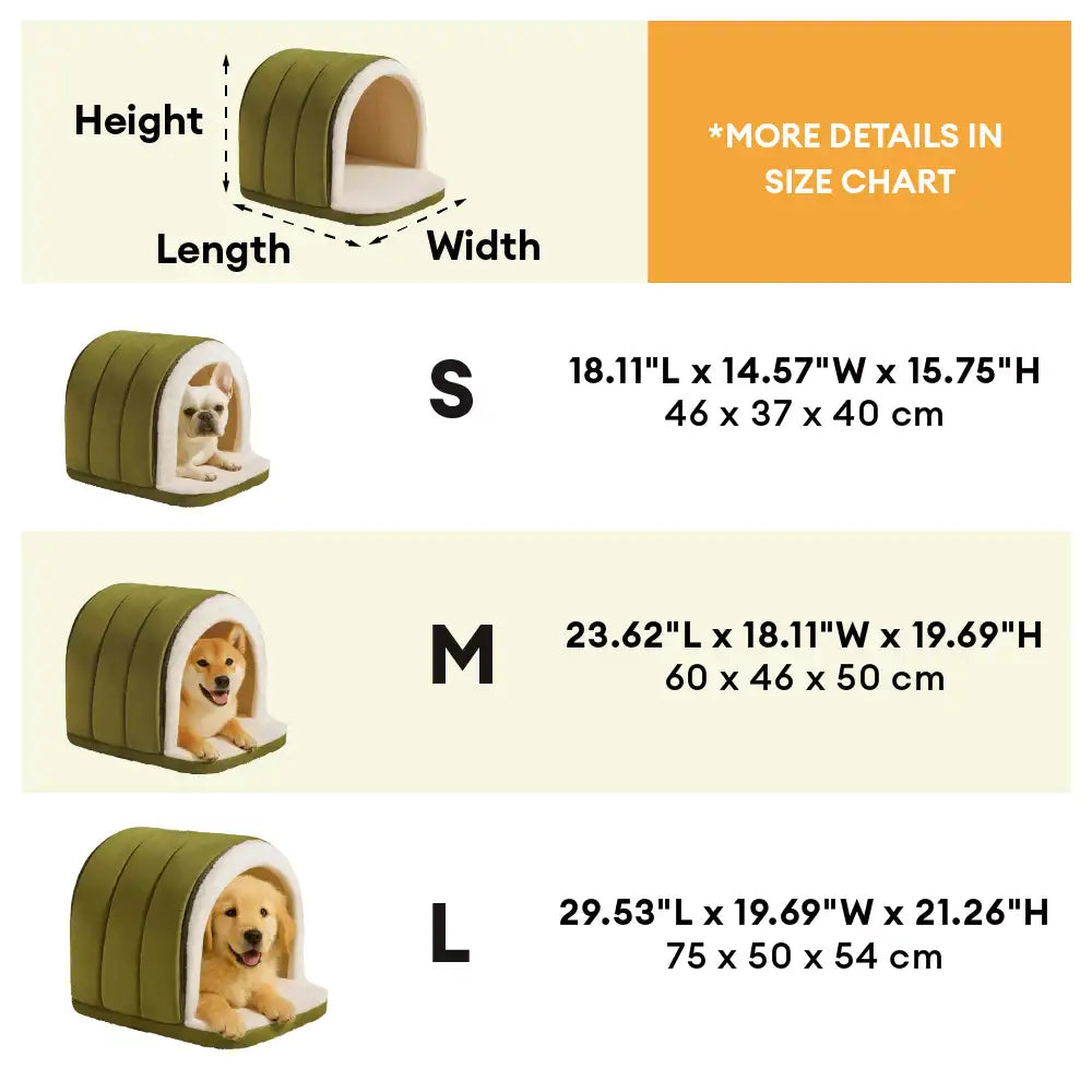 Cave-Style Deep Sleep Pet Bed – Dog and Cat House - Opulenza