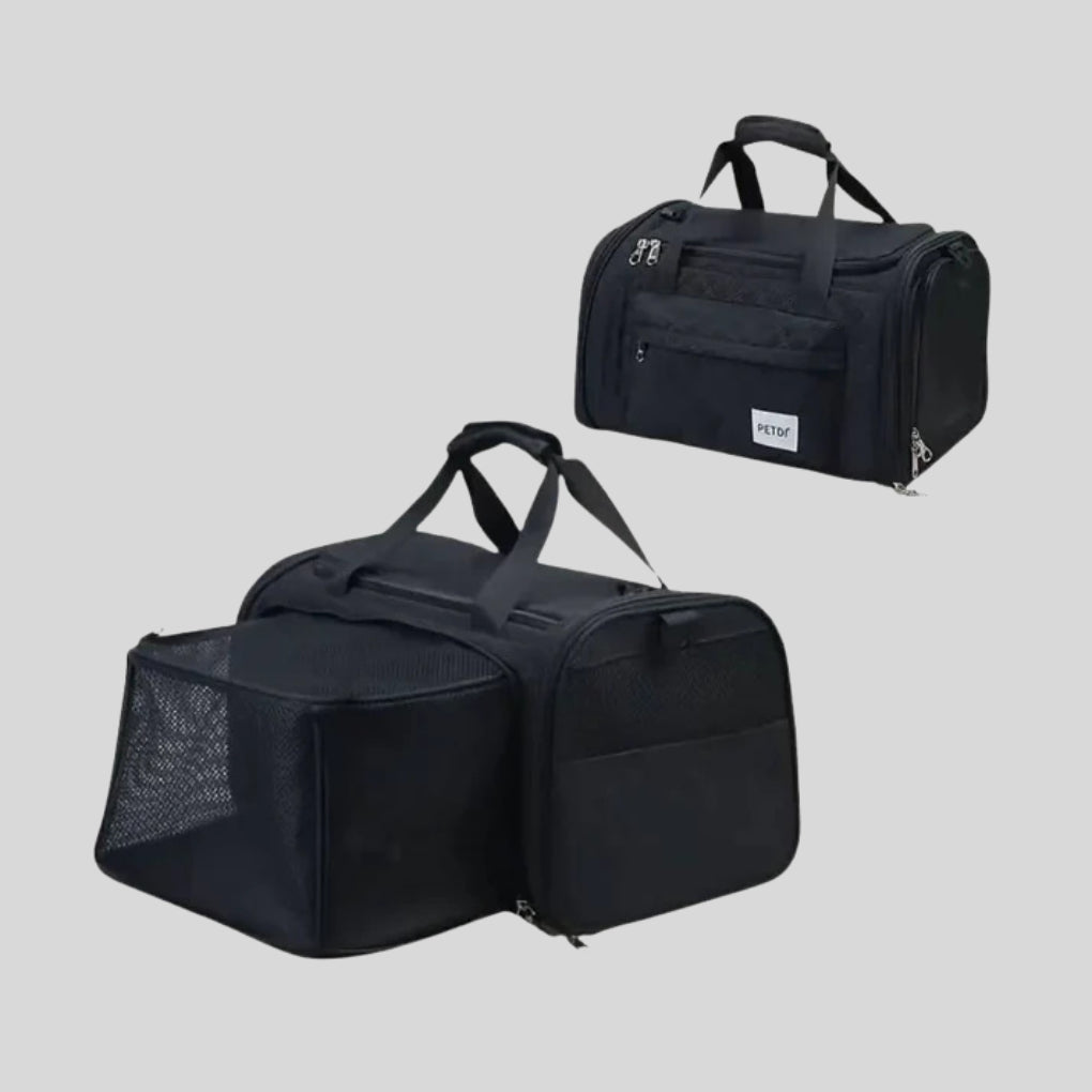Expandable Cabin Carrier for Cats & Small Dogs - Opulenza