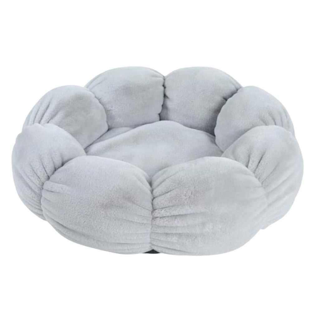 Flower-Shaped Cat Bed – Cozy Plush Pet Bed for Cats - Opulenza