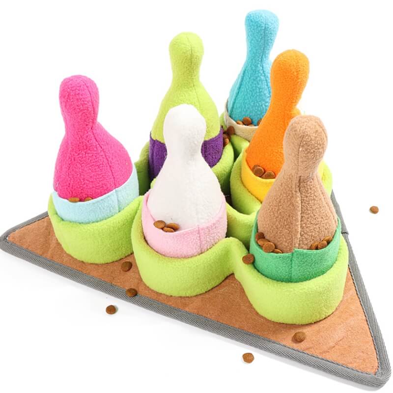 Interactive Plush Dog Toy with Hidden Snack Dispensers - Opulenza