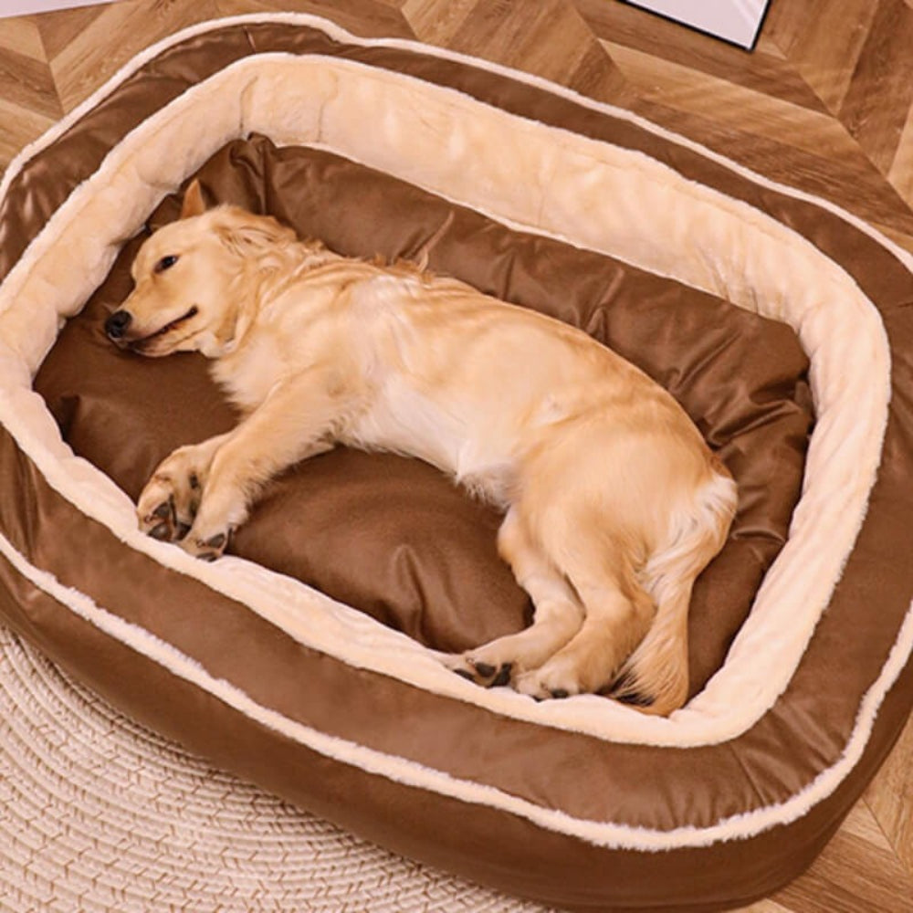 Large Deep-Sleeping Dog Bed – Calming & Supportive Pet Bed for Dogs - Opulenza
