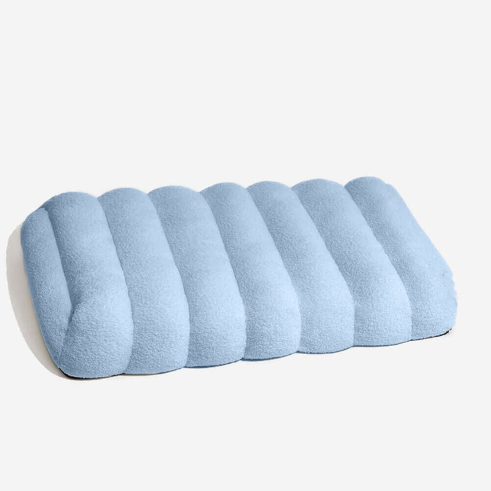 Large Washable Creamy Cosy Flat Dog Beds - Opulenza