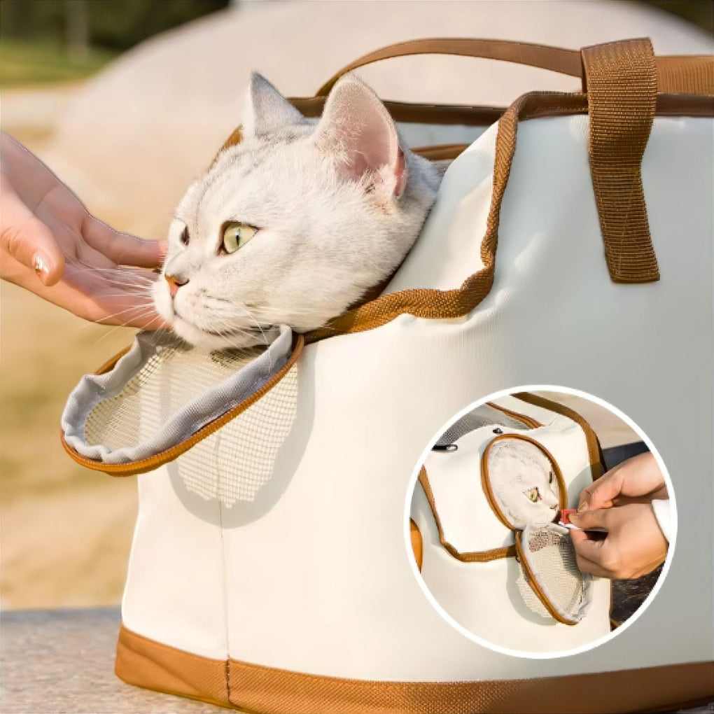 Pet Carrier – Stylish Shoulder Bag for Pets - Opulenza