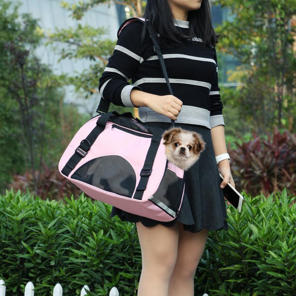 Portable Soft Pet Carrier Bag - Opulenza