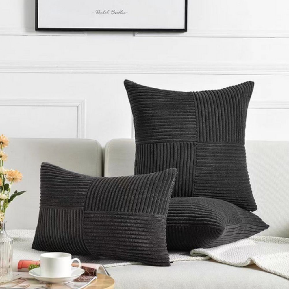 Rustic Corduroy Cushion Cover - Opulenza