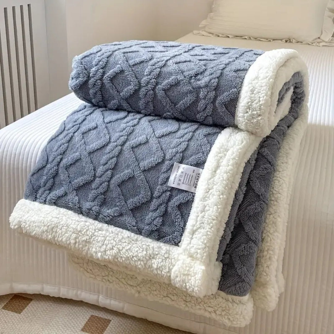 Sherpa Blanket – Ultra Soft & Warm Plush Pet Blanket for Dogs & Cats - Opulenza