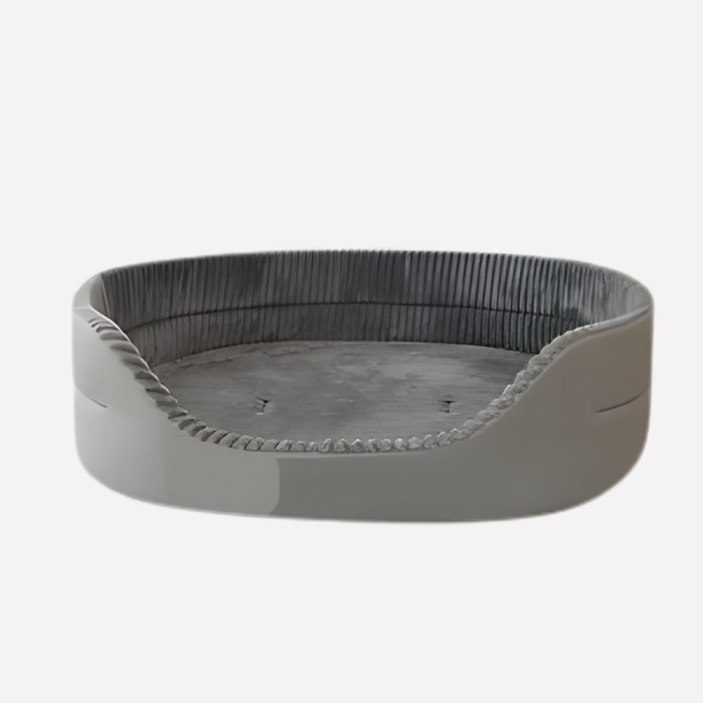 Solid Washable Dog Bed for Large Dogs - Opulenza
