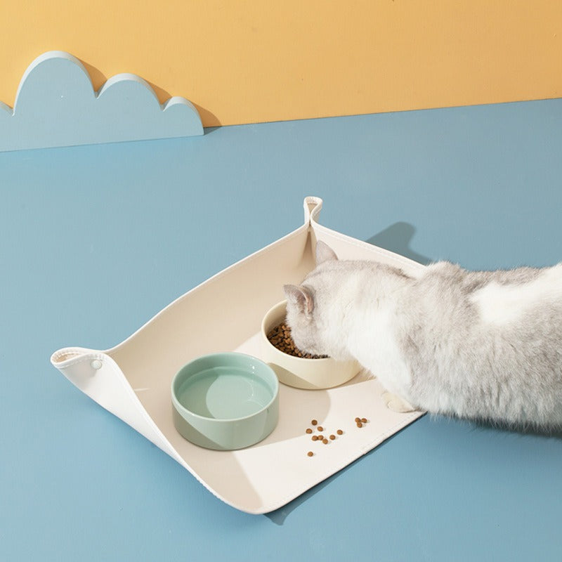 Spill-Proof Waterproof Pet Bowl Mat - Opulenza