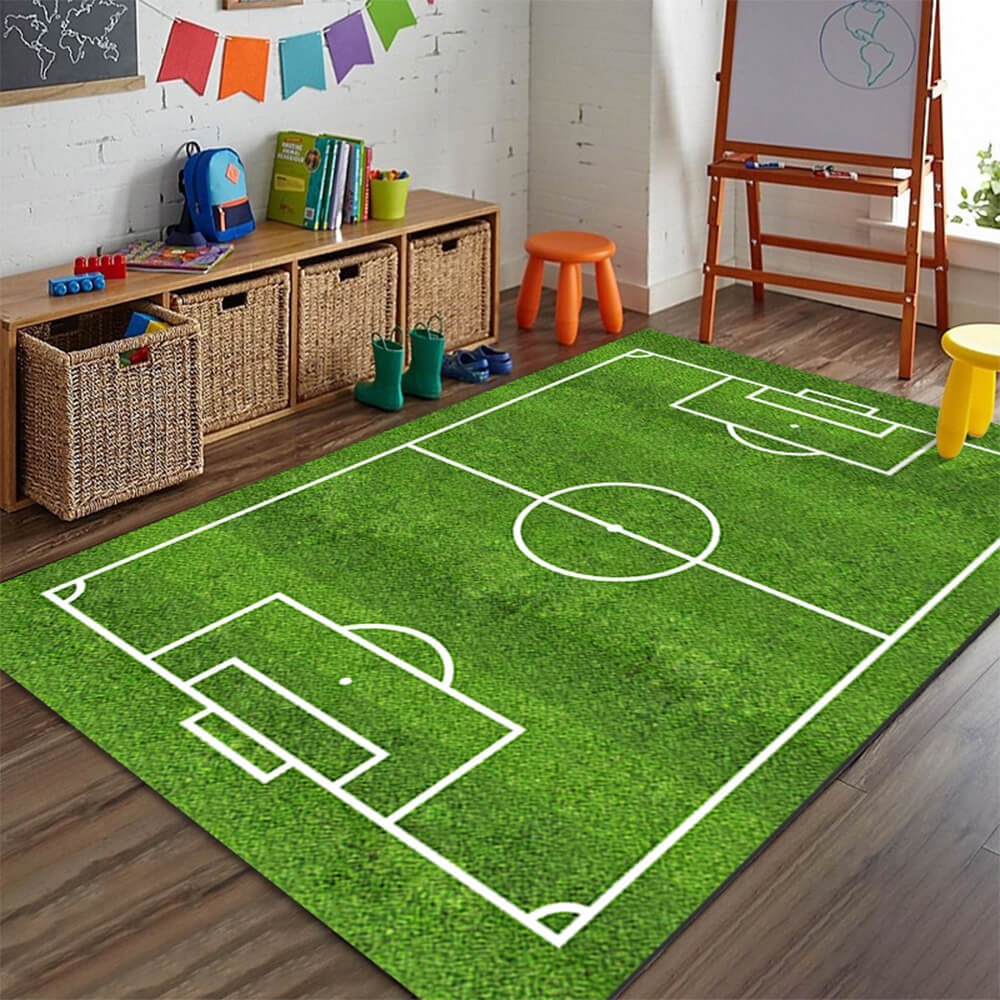 Sports-Themed Anti-Slip Scratch-Resistant Home Decor Rug - Opulenza
