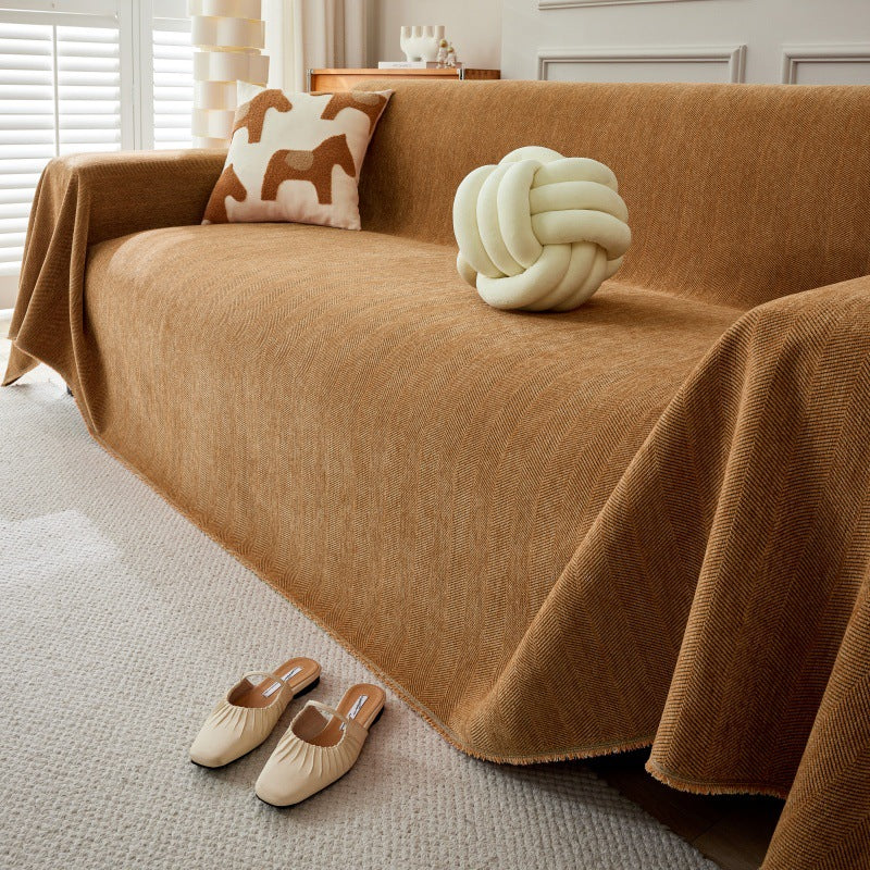 Stylish Geometric Sofa Cover - Opulenza