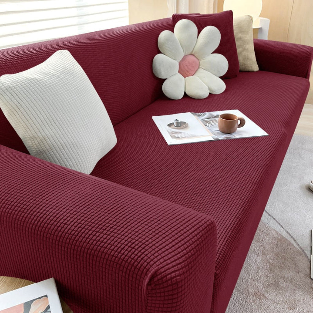 Stylish Stretch Sofa Cover – Elastic Protective Couch Cover for Pets - Opulenza