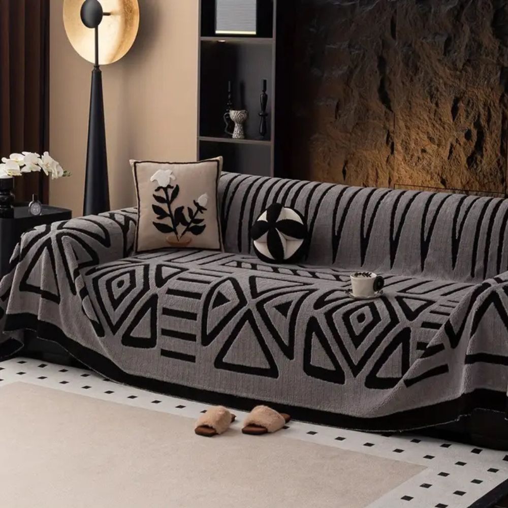 Urban Maze Couch Cover - Opulenza