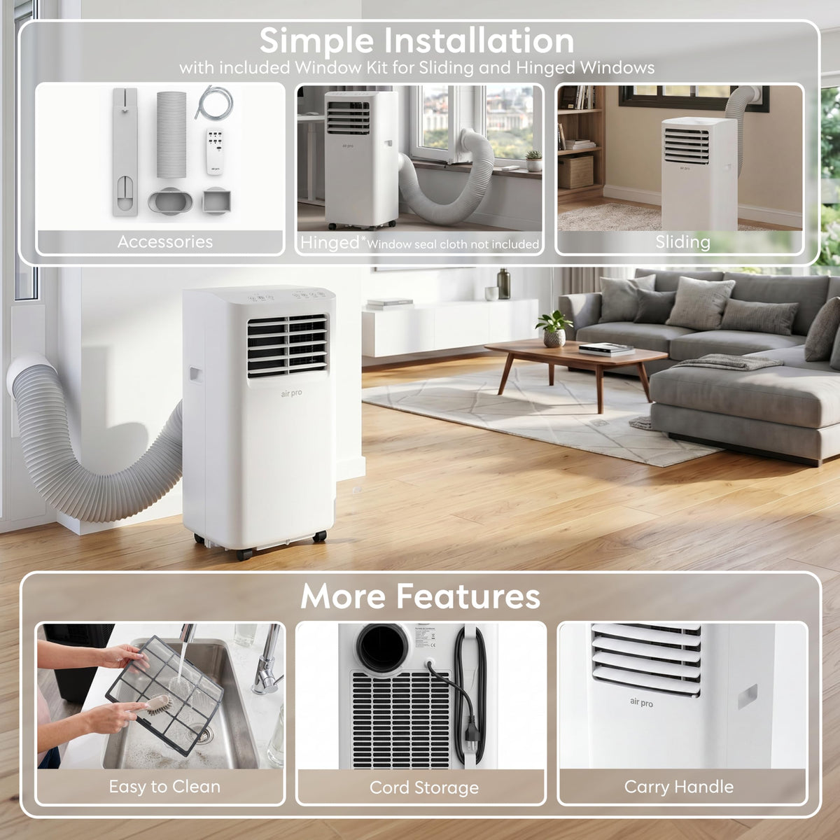 Smart Portable 3-in-1 Air Conditioner with WiFi - image 9 of 9
