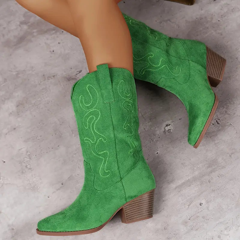 Trendy Cowboy Style Women's Boots - image 13 of 13