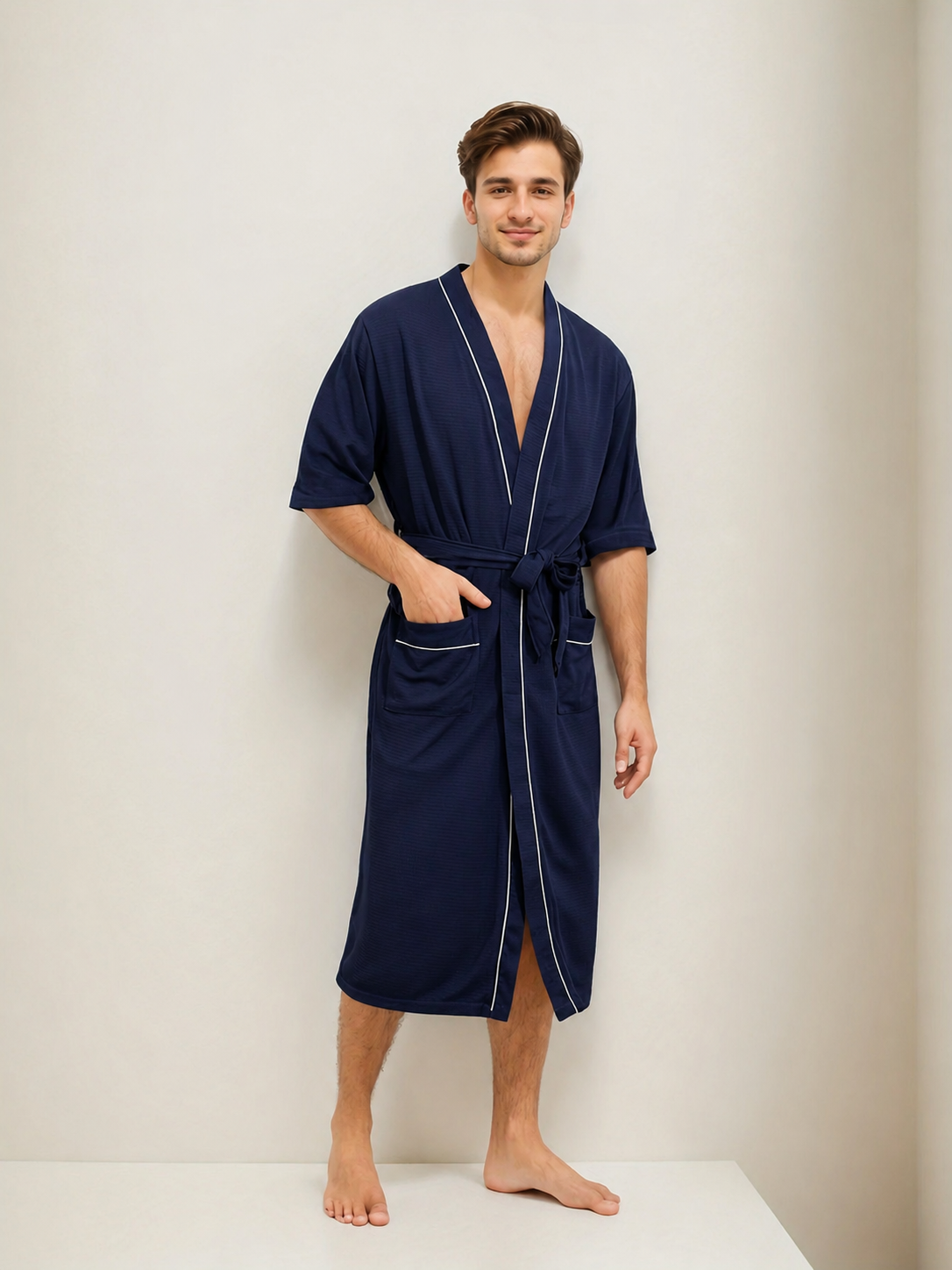 Stylish Men's Bathrobe - image 9 of 13