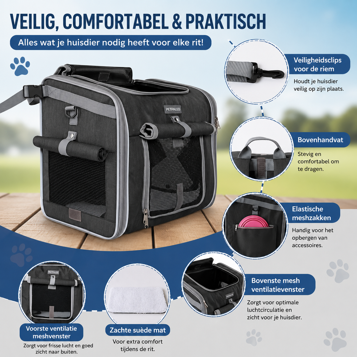 Expandable Bicycle Basket for Pets - image 15 of 15