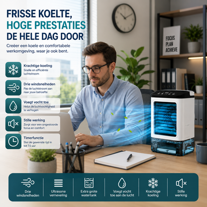 Portable Air Conditioner with Ultrasonic Cooling - image 5 of 9