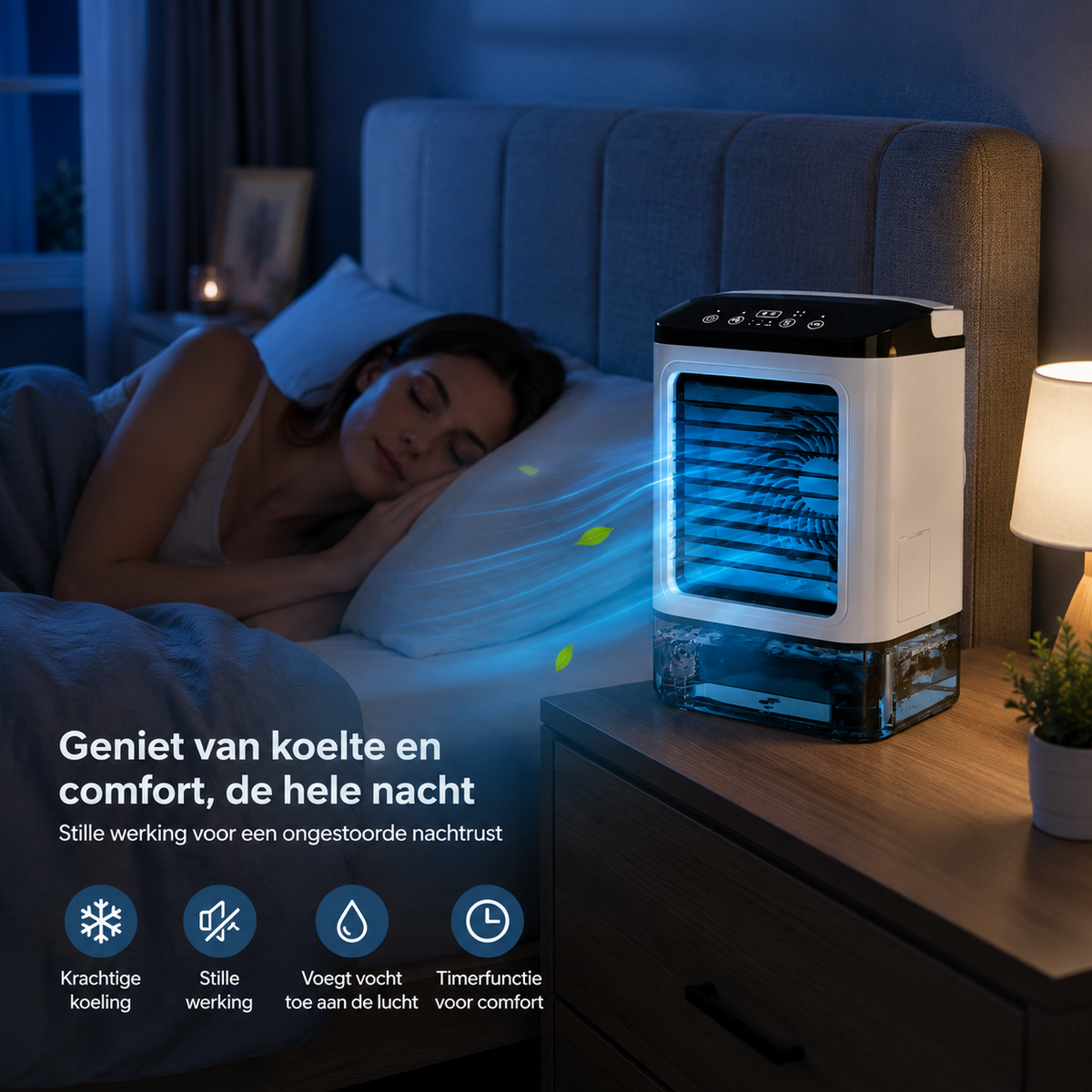 Portable Air Conditioner with Ultrasonic Cooling - image 7 of 9