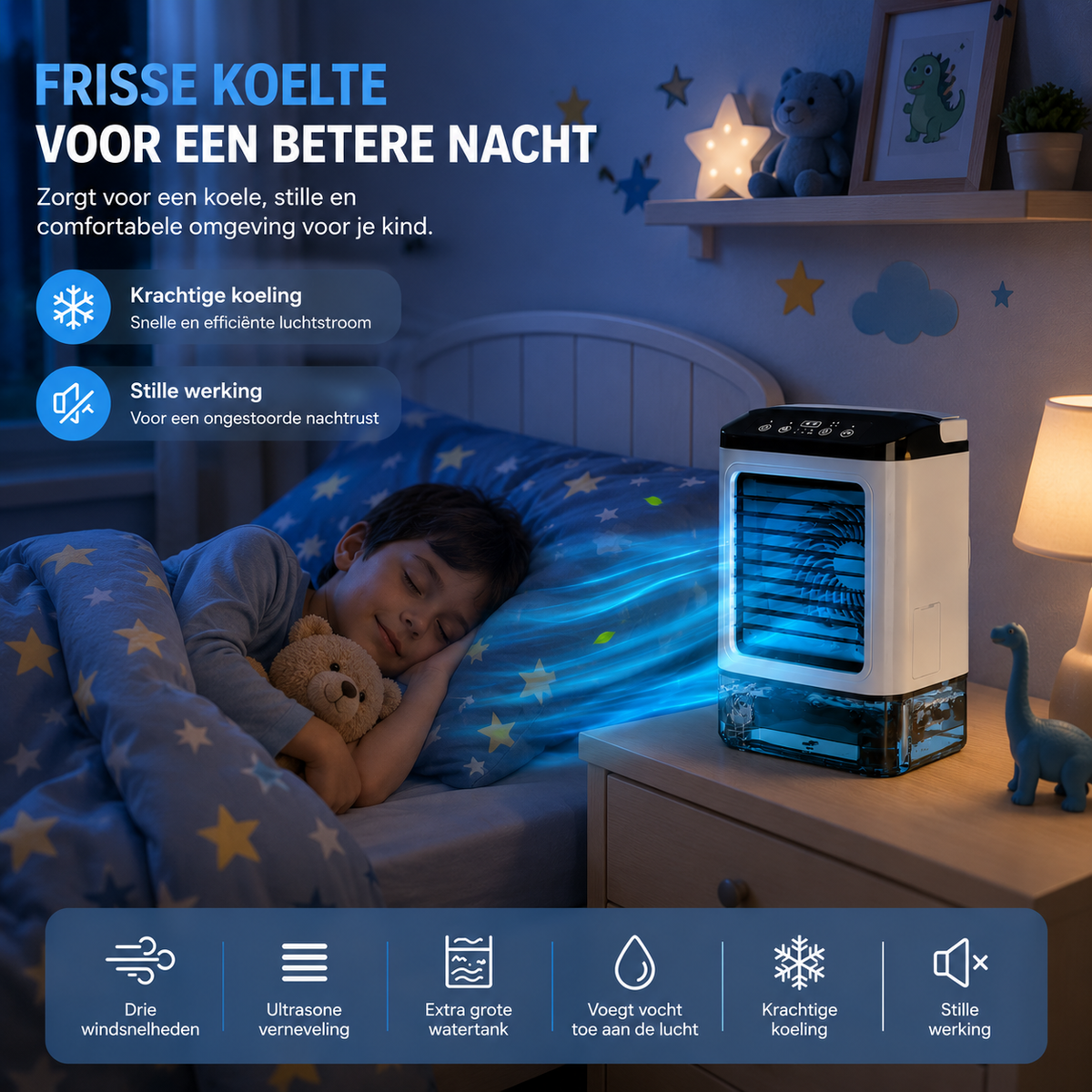 Portable Air Conditioner with Ultrasonic Cooling - image 8 of 9