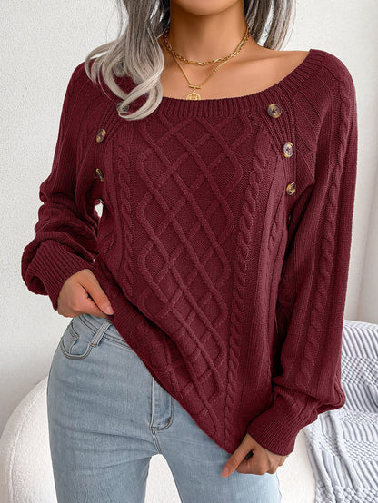 Women's Luxury Knitted Winter Jumper - image 7 of 7