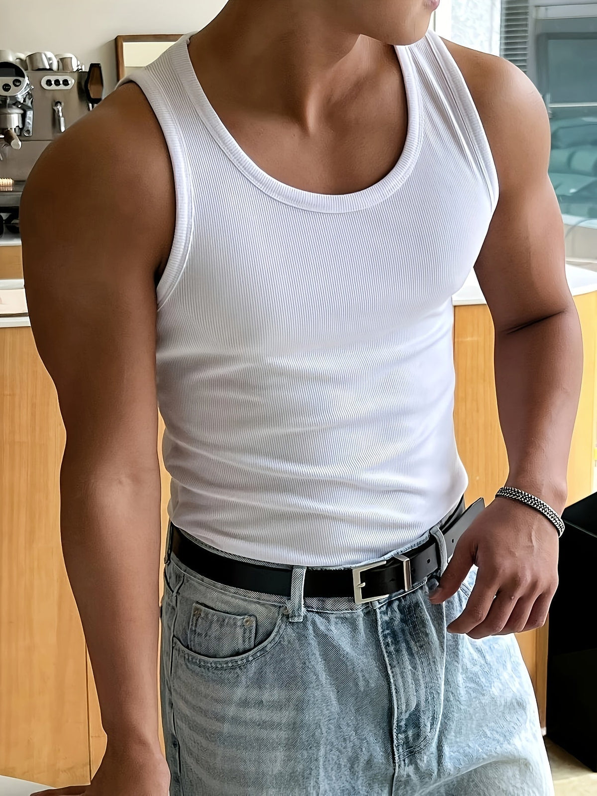 Breathable Men's Tank Top - Summer Comfort | Lightweight Fashion - Men's Shirts & Tops