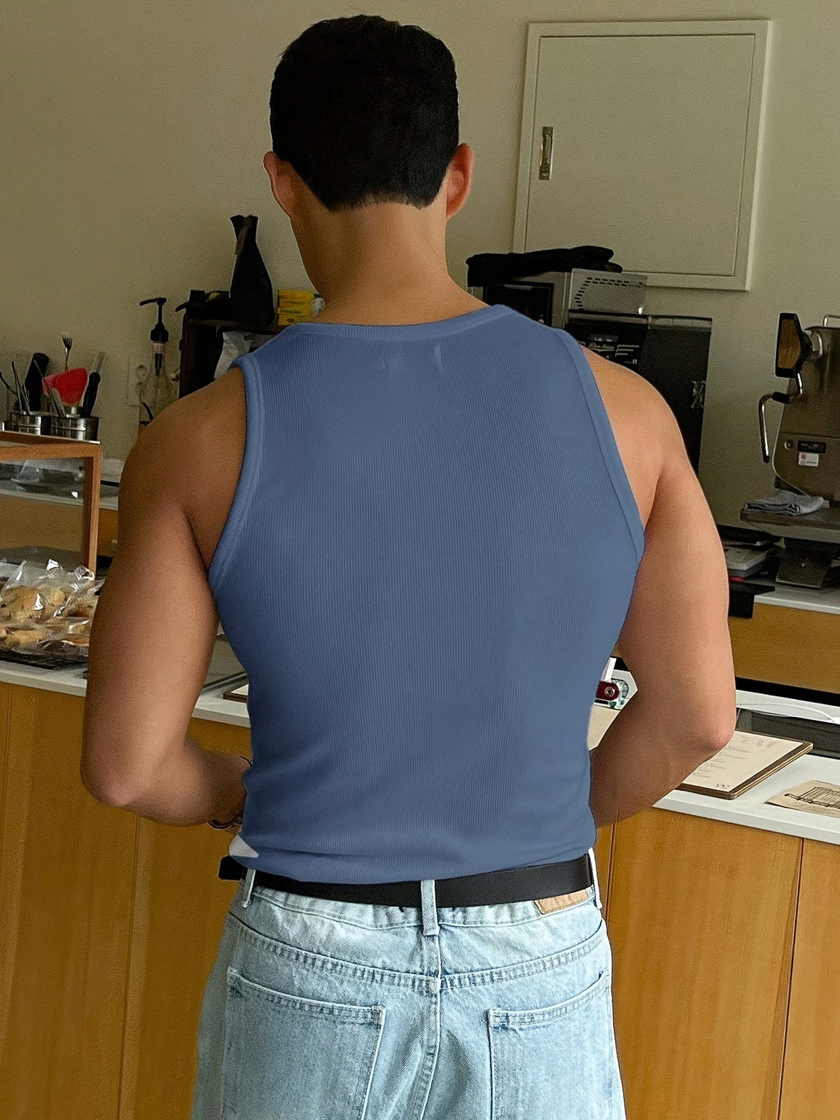 Breathable Men's Tank Top - image 7 of 13