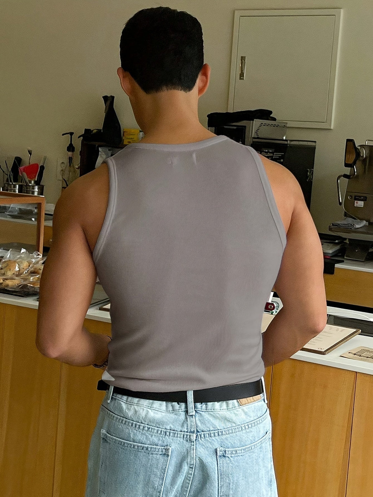 Breathable Men's Tank Top - image 9 of 13