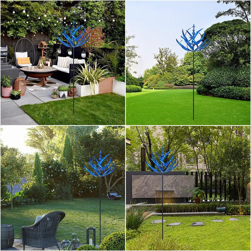 Garden Wind Spinner Decoration Metal - image 2 of 6