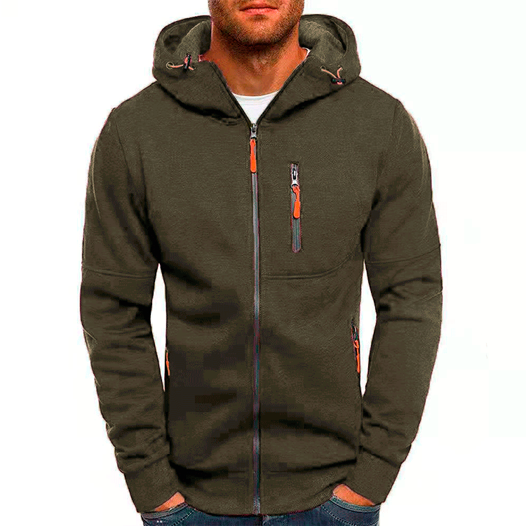 Men's Hoodie with Fleece Lining - image 7 of 8