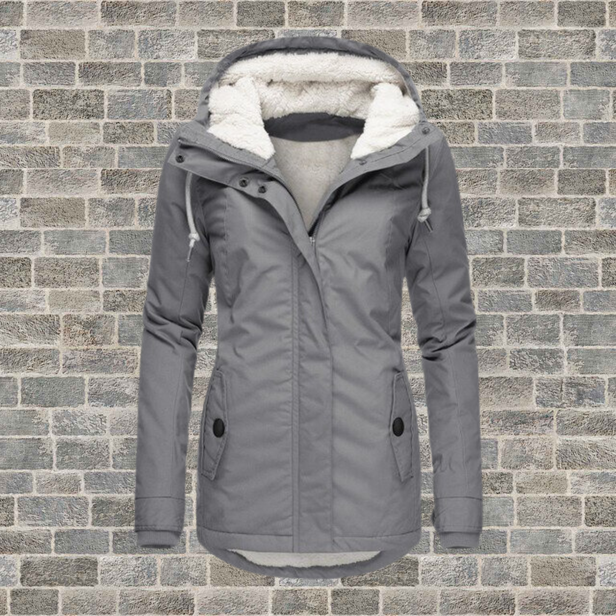 Winter Coat with Hood - image 3 of 7