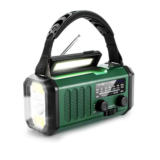 Professional Emergency Radio - Hand Crank & Solar - Powerful and Durable - Technology and Gadgets