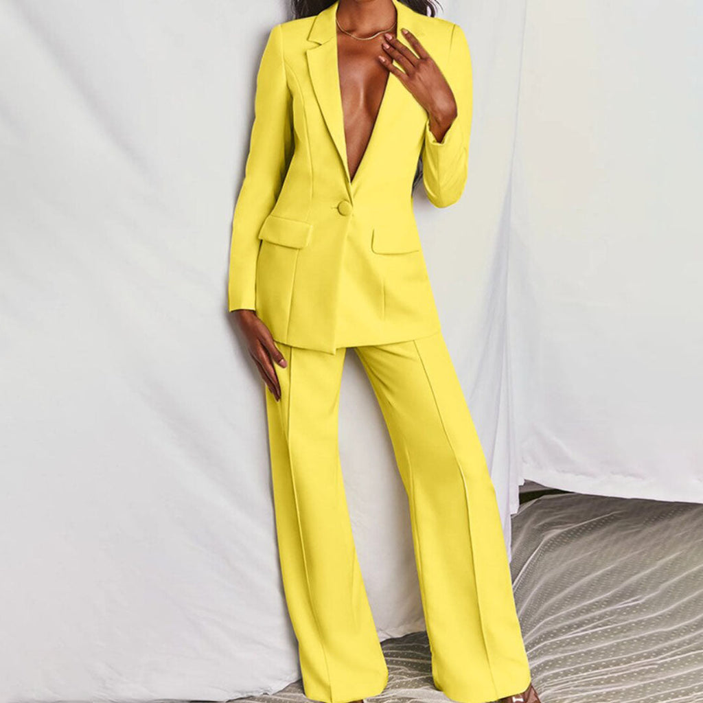 Women's Blazer & Trouser Set - Chic & Comfortable - Loradea - Sets ladies