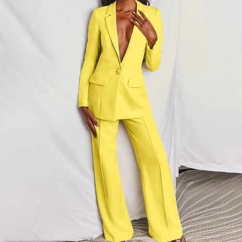 Women's Blazer & Trouser Set - Chic & Comfortable - Loradea - Sets ladies