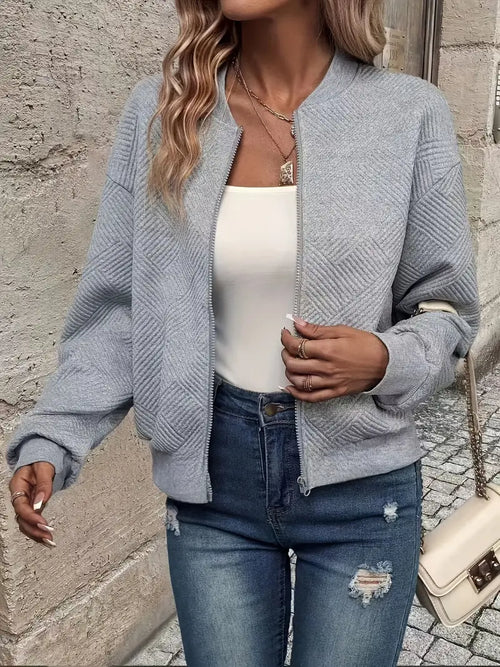 Women's Solid Cardigan with Long Sleeves | Comfort & Durable - Women’s Vests & Blazer