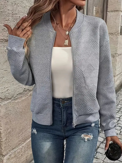 Women's Solid Cardigan with Long Sleeves - image 3 of 8