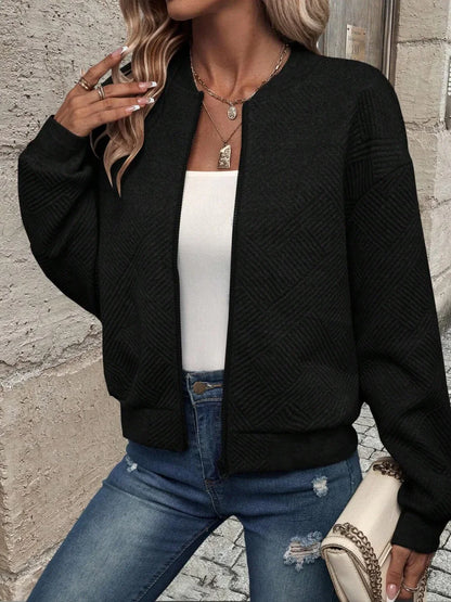 Women's Solid Cardigan with Long Sleeves - image 6 of 8