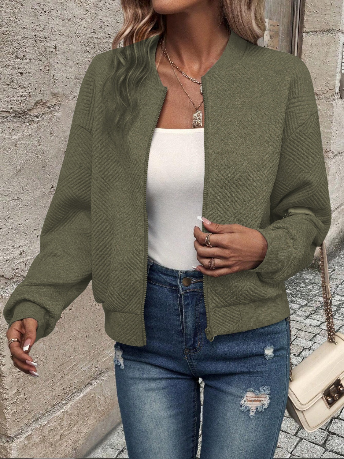 Women's Solid Cardigan with Long Sleeves - image 7 of 8