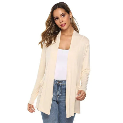 Lightweight Solid Cardigan - image 6 of 9