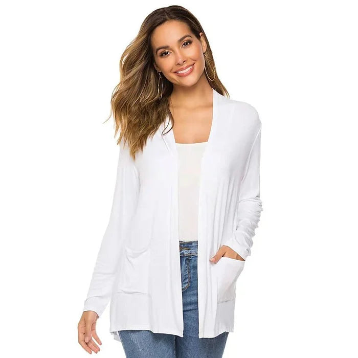 Lightweight Solid Cardigan - image 9 of 9