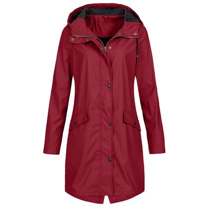 Waterproof Raincoat with Adjustable Hood - image 5 of 7