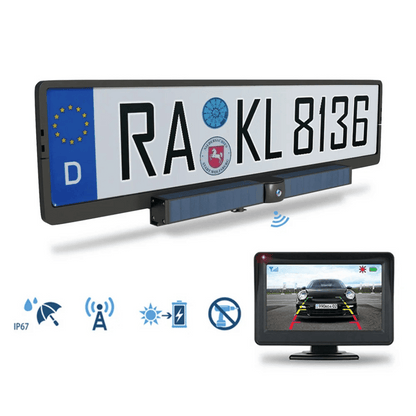 Solar HD Reversing Camera - Wireless - IP67 - Garage & vehicles