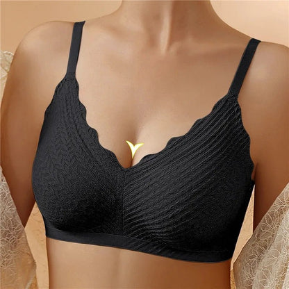 Wireless Lace Bra - image 2 of 7