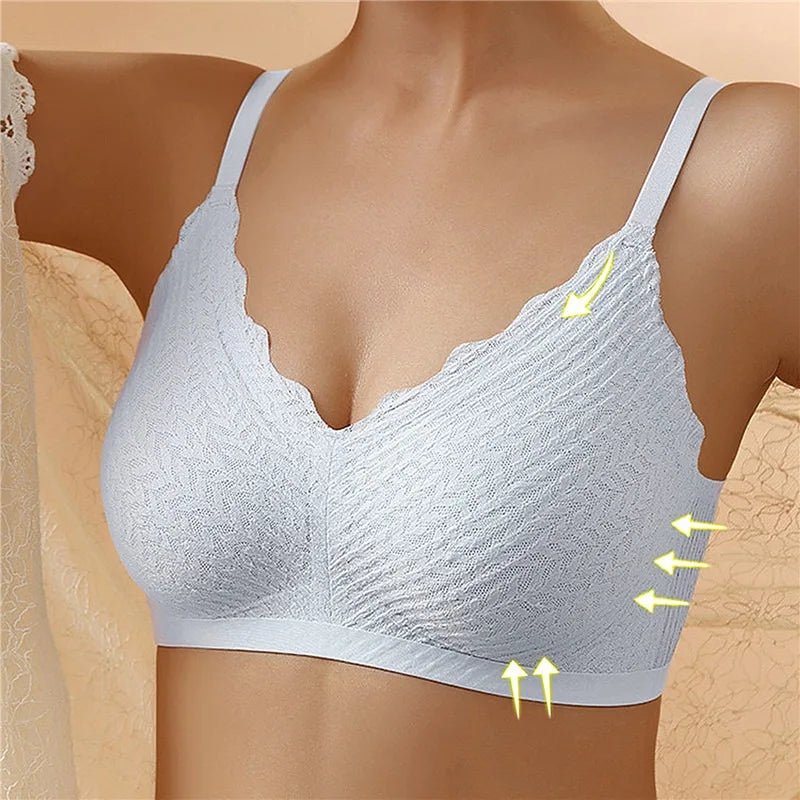 Wireless Lace Bra - image 7 of 7