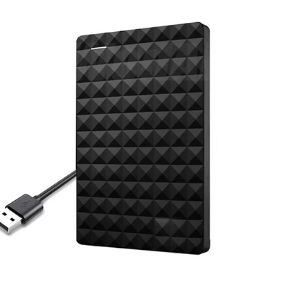Portable External Hard Drive 2TB - USB 3.0 Fast Storage - Technology and Gadgets