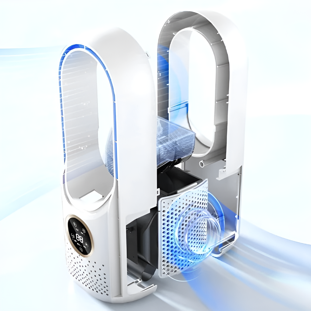 Unisex Portable Quiet Air Cooler for Home and Office - image 4 of 7