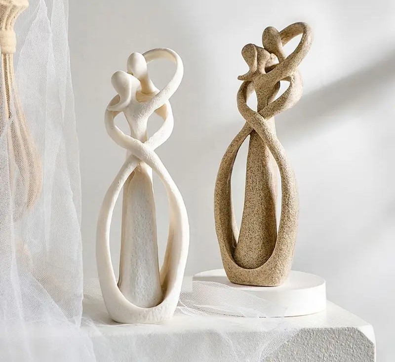 Eternal Embrace Figurine - Abstract - Timeless Love - Home products