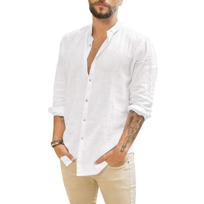 Solid Colour Shirt for Men - image 2 of 9