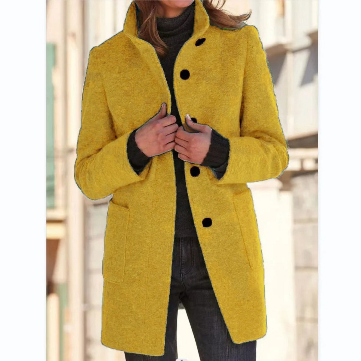 Lotte Women's Coat - Windproof - Stand Collar - Jackets ladies